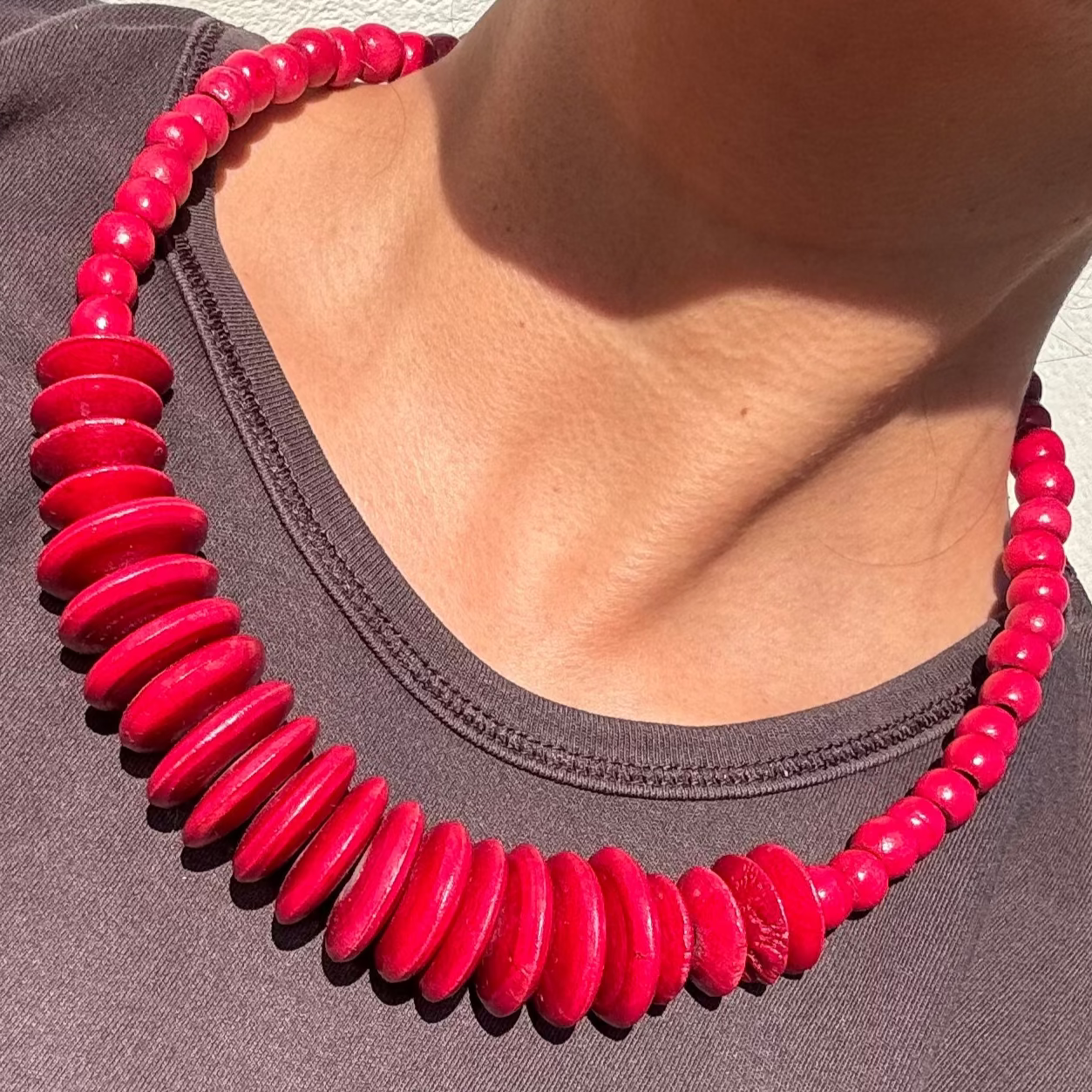 Collar Maya Cereza