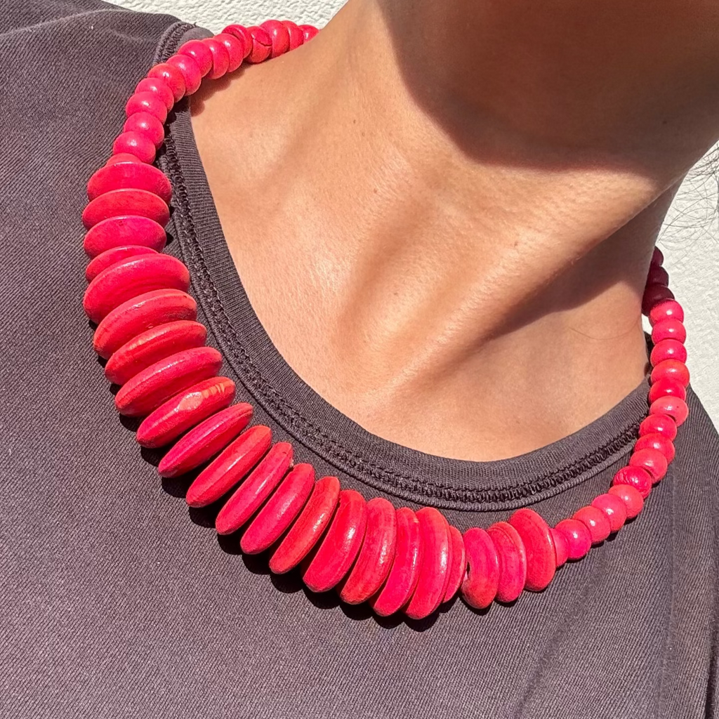Collar Maya Fucsia